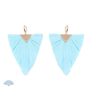 Boucles d'oreilles en forme d'éventail, style Ramses unique