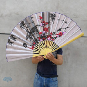 Éventail asiatique géant pour décoration murale