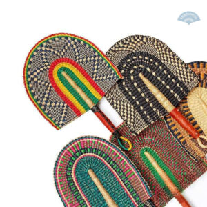 Éventail africain coloré "SURPRISE" pour une touche d'exotisme
