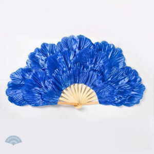 Éventail décoratif aux motifs traditionnels chinois, grande taille