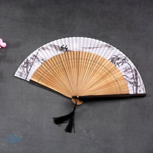 Éventail japonais en bambou élégant et traditionnel