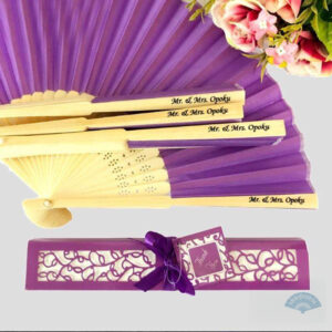 Eventails personnalisés mariage x30
