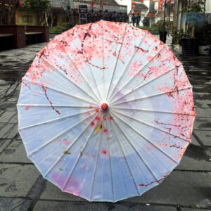Ombrelle chinoise décorative colorée pour embellir votre espace