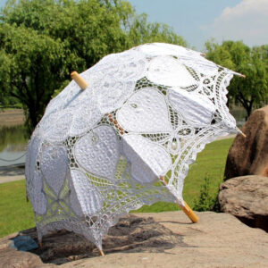 Ombrelle dentelle élégante pour mariage